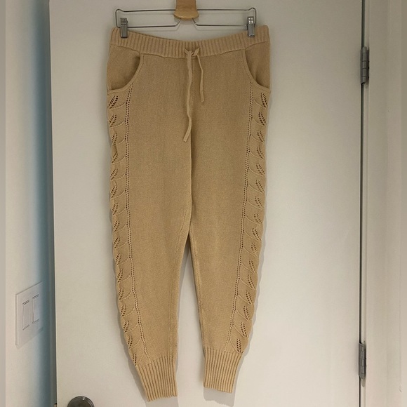 Spell & the Gypsy Collective - Linda Knit Pants In Sand - M - Picture 2 of 6